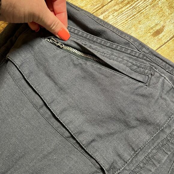 CONVERSE x TARGET LINEN BLEND CASUAL CLASSIC EVERYDAY WEAR SIMPLE SHORTS SZ.10 - Picture 5 of 8